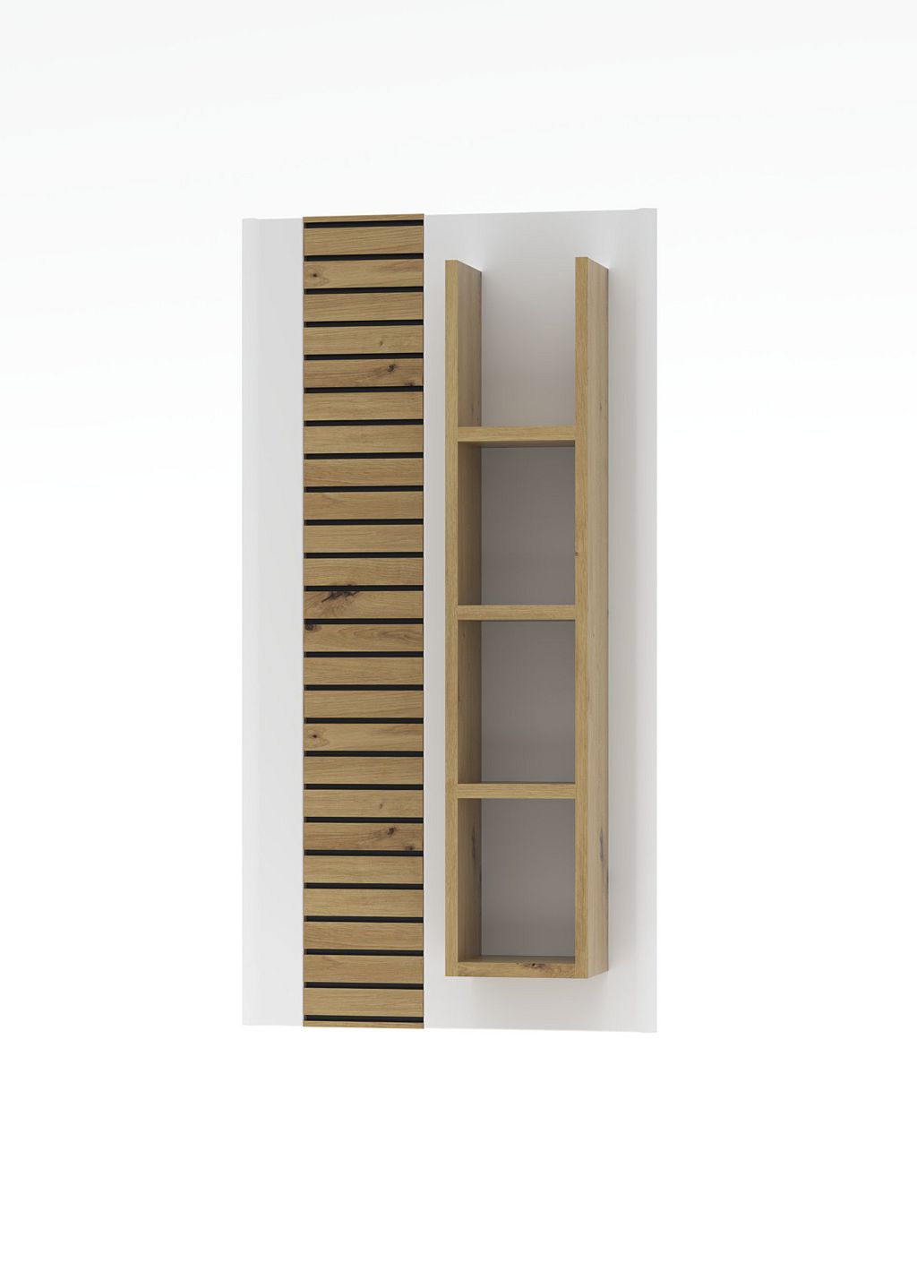 Nábytek do obývacího pokoje FREMONT_ závěsný stěnový panel 40 C5 HW 41_ rozměry š/v/h_ 55/106/17 cm_ čelní pohled_ obr. 10 Nábytek do obývacího pokoje FREMONT_ závěsný stěnový panel 40 C5 HW 41_ rozměry š/v/h_ 55/106/17 cm_ čelní pohled_ obr. 10