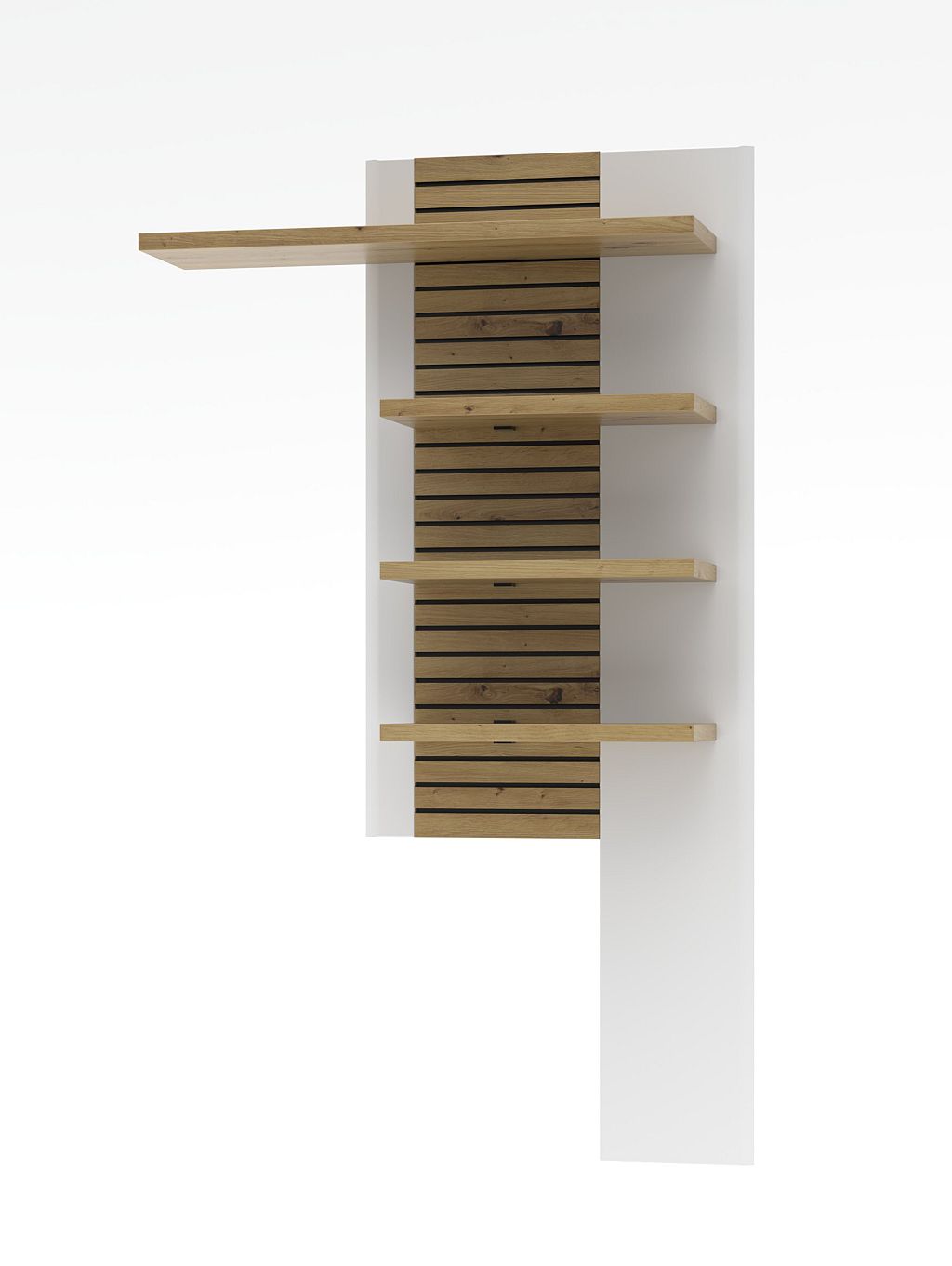 Nábytek do obývacího pokoje FREMONT_ závěsný stěnový panel 40 C5 HW 43_ rozměry š/v/h_ 96/171/28 cm_ čelní pohled_ volitelné LED osvětlení_ obr. 11 Nábytek do obývacího pokoje FREMONT_ závěsný stěnový panel 40 C5 HW 43_ rozměry š/v/h_ 96/171/28 cm_ čelní pohled_ volitelné LED osvětlení_ obr. 11