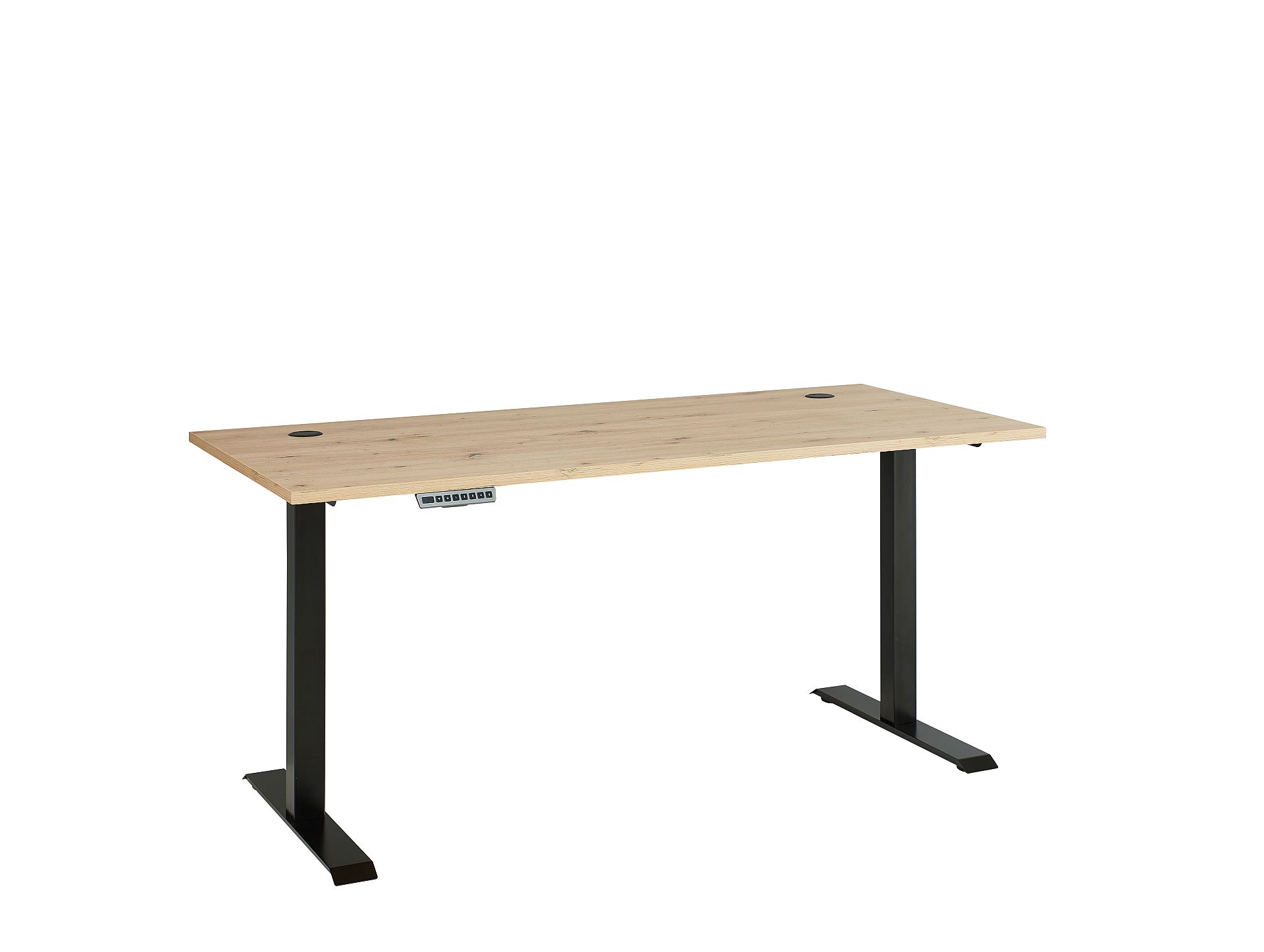 Nábytek do pracovny a kanceláře VANCOUVER GH_ psací stůl 50 35 GH 25_ rozměry š/v/h_ 160/72/77 cm_ s výškově nastavitelnou pracovní deskou stolu od 72 cm do 120 cm, včetně motoru s paměťovou funkcí_ ve fázi polohování_ obr. 20 Nábytek do pracovny a kanceláře VANCOUVER GH_ psací stůl 50 35 GH 25_ rozměry š/v/h_ 160/72/77 cm_ s výškově nastavitelnou pracovní deskou stolu od 72 cm do 120 cm, včetně motoru s paměťovou funkcí_ ve fázi polohování_ obr. 20
