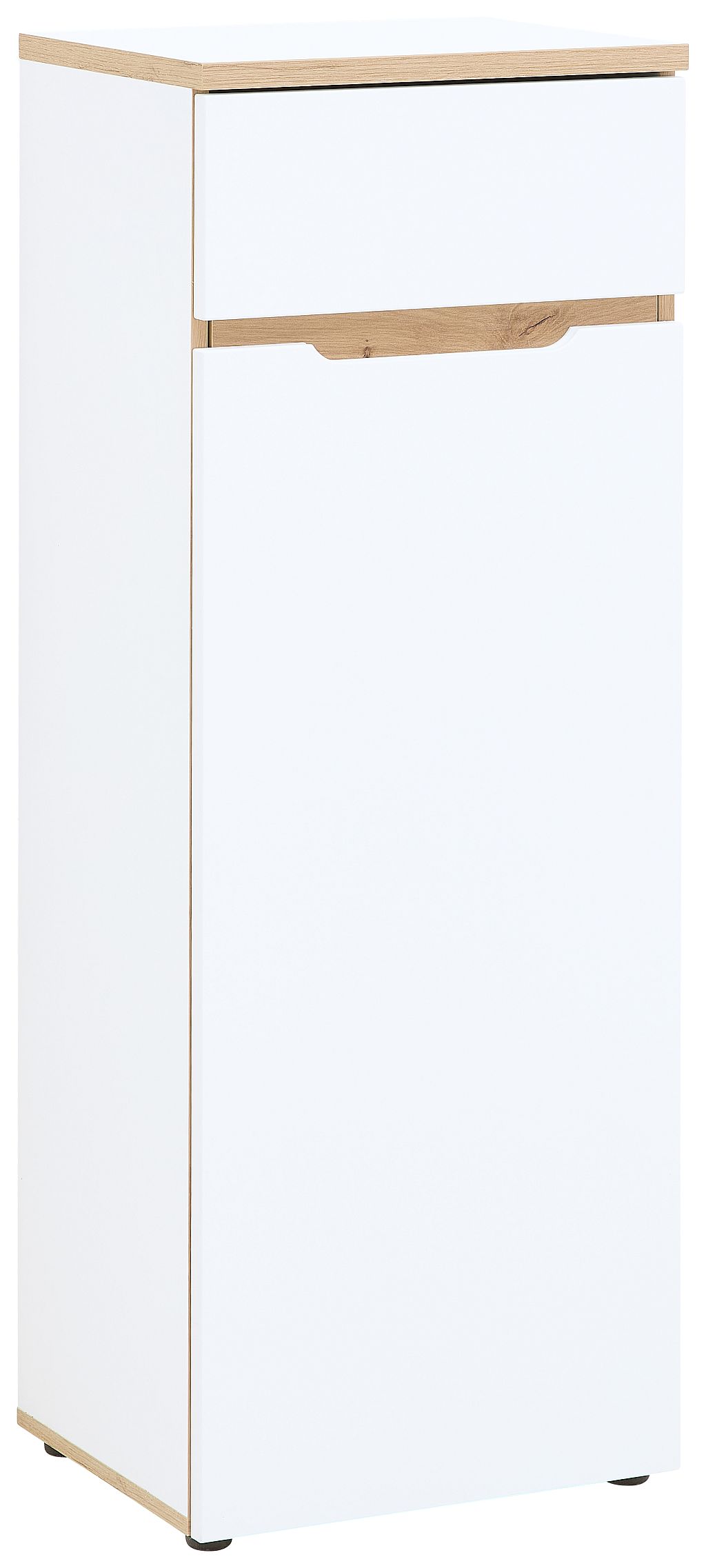 Nábytek do pracovny a kanceláře VANCOUVER WH_ kancelářská skříňka 50 35 WH 13_ rozměry š/v/h_ 45/122/38 cm_ šikmý pohled_ obr. 22 Nábytek do pracovny a kanceláře VANCOUVER WH_ kancelářská skříňka 50 35 WH 13_ rozměry š/v/h_ 45/122/38 cm_ šikmý pohled_ obr. 22