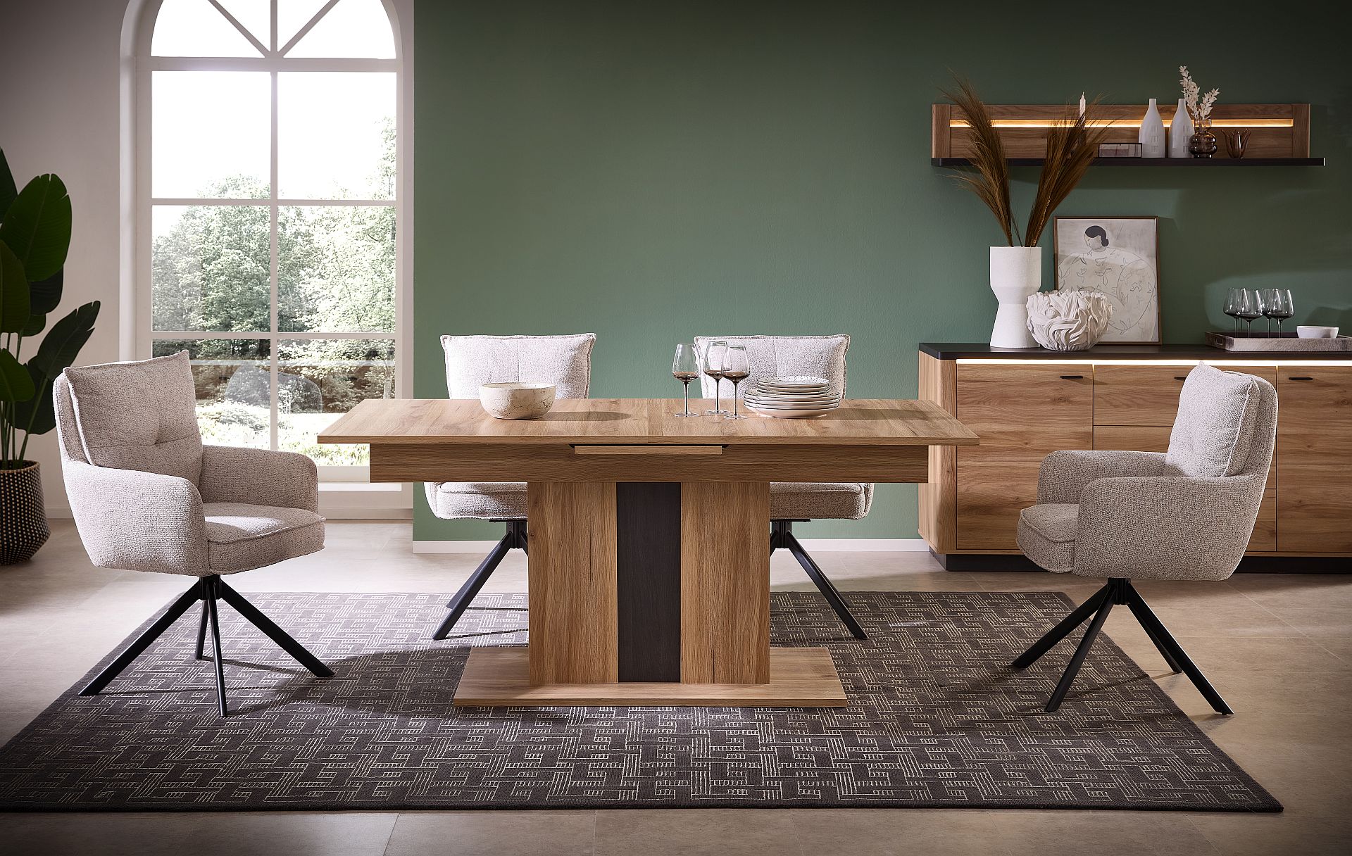 Nbytok do obvacej izby a jedlne COLE "dining room"