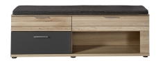 Předsíňový nábytek ACHAT_lavice typ 65 03 HH 61_čelní pohled_obr. 25 Předsíňový nábytek ACHAT_lavice typ 65 03 HH 61_čelní pohled_obr. 25
