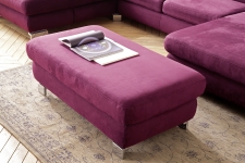 Sedací souprava ALABAMA 1080_detail taburetu_v látce Crown bordeaux_obr. 34 Sedací souprava ALABAMA 1080_detail taburetu_v látce Crown bordeaux_obr. 34