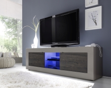 BASICO_TV-element 181 cm_béžový matový melamin / dub wenge dekor BASICO_TV-element 181 cm_béžový matový melamin / dub wenge dekor