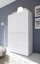 BASICO_highboard_bílý lak, vysoký lesk BASICO_highboard_bílý lak, vysoký lesk