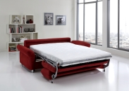 Pohovka COMFORT SLEEP s funkc na trval span_varianta 2232-162_matrace Komfort_Kati bordeaux_obr. 1