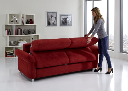 Sofa s funkc na span COMFORT SLEEP_ka sedku 162 cm, podruky typ 21, plocha na span 148 x 200 cm_v ltce Kati bordeaux_obr. 7