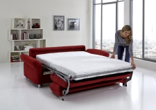 Sofa s funkcí na spaní COMFORT SLEEP_šířka sedáku 162 cm, područky tap 21, vzhled polštářů typ A, korpus typ A, plocha na spaní 148 x 200 cm_v látce Kati bordeaux_obr. 11 Sofa s funkcí na spaní COMFORT SLEEP_šířka sedáku 162 cm, područky tap 21, vzhled polštářů typ A, korpus typ A, plocha na spaní 148 x 200 cm_v látce Kati bordeaux_obr. 11