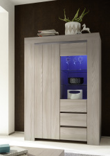 Vitrina CONTE II 206829-06_jilm světlý imitace_s LED RGB osvětlením_obr. 23 Vitrina CONTE II 206829-06_jilm světlý imitace_s LED RGB osvětlením_obr. 23