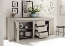 Sideboard CONTE II 206829-05_jilm světlý imitace_otevřený_obr. 28 Sideboard CONTE II 206829-05_jilm světlý imitace_otevřený_obr. 28