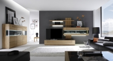 Celomasivní dubový nábytek DELGADO_návrh sestavy 18705 + highboard 187173_denní pohled_obr. 1 Celomasivní dubový nábytek DELGADO_návrh sestavy 18705 + highboard 187173_denní pohled_obr. 1