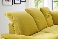 Sedací souprava ONTARIO 1031_polohování opěrek hlavy_v látce Easy care Yellow Sedací souprava ONTARIO 1031_polohování opěrek hlavy_v látce Easy care Yellow