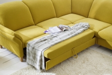 Sedací souprava ONTARIO 1031_funkce na spaní_područka B_v látce Easy care Yellow Sedací souprava ONTARIO 1031_funkce na spaní_područka B_v látce Easy care Yellow