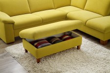 Sedací souprava ONTARIO 1031_taburet s úložným prostorem_v látce Easy care Yellow Sedací souprava ONTARIO 1031_taburet s úložným prostorem_v látce Easy care Yellow