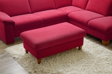Sedací souprava ONTARIO 1031_taburet_v látce Onyx red Sedací souprava ONTARIO 1031_taburet_v látce Onyx red