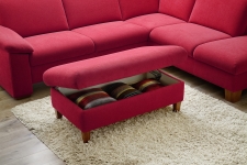Sedací souprava ONTARIO 1031_taburet s úložným prostorem_v látce Onyx red Sedací souprava ONTARIO 1031_taburet s úložným prostorem_v látce Onyx red
