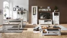 Obývací / jídelní nábytek JASPER_ob. sestava 10 G9 UH 81 + highboard 22 + konf. stůl 20 G9 UH 02 + jídelní stůl 20 G9 UH 01 + 2x lavice 20 G9 UH 03_obr. 4 Obývací / jídelní nábytek JASPER_ob. sestava 10 G9 UH 81 + highboard 22 + konf. stůl 20 G9 UH 02 + jídelní stůl 20 G9 UH 01 + 2x lavice 20 G9 UH 03_obr. 4