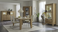 Obývací a jídelní nábytek LOFT_divoký dub Bianco masiv_obr. 2 Obývací a jídelní nábytek LOFT_divoký dub Bianco masiv_obr. 2