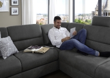 Sedací souprava MARRY-S _ detail polohovací funkce RELAX u rohu _ obr. 24 Sedací souprava MARRY-S _ detail polohovací funkce RELAX u rohu _ obr. 24