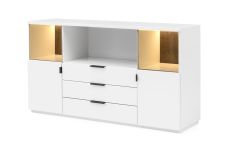 Sideboard MAURO 49B_bílý matný lak_LED osvětlení jako volitelné příslušenství_obr. 18 Sideboard MAURO 49B_bílý matný lak_LED osvětlení jako volitelné příslušenství_obr. 18