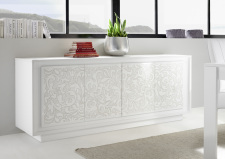 Sideboard MONDE 201793-08F_bílý matný lak - květinový motiv_obr. 6 Sideboard MONDE 201793-08F_bílý matný lak - květinový motiv_obr. 6