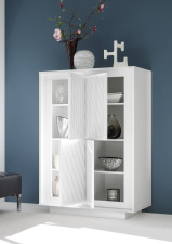 Highboard MONDE 201793-04S_bílý matný lak - lineární tisk_otevřený_obr. 13 Highboard MONDE 201793-04S_bílý matný lak - lineární tisk_otevřený_obr. 13