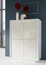 Highboard MONDE 201793-04F_bílý matný lak - květinový motiv_obr. 14 Highboard MONDE 201793-04F_bílý matný lak - květinový motiv_obr. 14