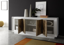 Sideboard MONDE 201793-08P_bílý matný lak-pero_otevřený_obr. 10 Sideboard MONDE 201793-08P_bílý matný lak-pero_otevřený_obr. 10