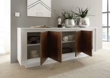 Sideboard MONDE 201793-08K_bílý matný lak-dub cognac_otevřený_obr. 12 Sideboard MONDE 201793-08K_bílý matný lak-dub cognac_otevřený_obr. 12