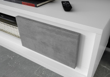 Obývací a jídelní nábytek MONDE_detail provedení_bílý matný lak-beton_obr. 31 Obývací a jídelní nábytek MONDE_detail provedení_bílý matný lak-beton_obr. 31