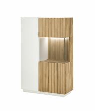 Nábytek do obývacího pokoje a jídelny FELINO wg_ vitrína nízká kombi 40 20 06-1_ rozměry š/v/h_ 92/152/40 cm_ volitelné LED osvětlení v příslušenství_ obr. 5 Nábytek do obývacího pokoje a jídelny FELINO wg_ vitrína nízká kombi 40 20 06-1_ rozměry š/v/h_ 92/152/40 cm_ volitelné LED osvětlení v příslušenství_ obr. 5