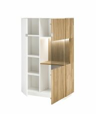 Nábytek do obývacího pokoje a jídelny FELINO wg_ vitrína nízká kombi 40 20 06-1_ rozměry š/v/h_ 92/152/40 cm_ volitelné LED osvětlení v příslušenství_ otevřená_ obr. 6 Nábytek do obývacího pokoje a jídelny FELINO wg_ vitrína nízká kombi 40 20 06-1_ rozměry š/v/h_ 92/152/40 cm_ volitelné LED osvětlení v příslušenství_ otevřená_ obr. 6