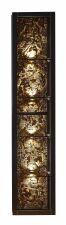 Nábytek do obývacího pokoje DENTON_ závěsný regál 46 07 HH 42_ rozměry š/v/h_ 33/132/22 cm_ čelní pohled_ volitelné LED osvětlení_ obr. 12 Nábytek do obývacího pokoje DENTON_ závěsný regál 46 07 HH 42_ rozměry š/v/h_ 33/132/22 cm_ čelní pohled_ volitelné LED osvětlení_ obr. 12