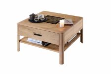 Nábytek do obývacího pokoje a jídelny DENTON_ konferenční stůl 27 24 HH 02_ rozměry š/v/h_ 80/44/80 cm_ foto s dekorací_ obr. 15 Nábytek do obývacího pokoje a jídelny DENTON_ konferenční stůl 27 24 HH 02_ rozměry š/v/h_ 80/44/80 cm_ foto s dekorací_ obr. 15