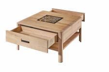 Nábytek do obývacího pokoje a jídelny DENTON_ konferenční stůl 27 24 HH 02_ rozměry š/v/h_ 80/44/80 cm_ otevřený_ 2 zásuvky_ obr. 17 Nábytek do obývacího pokoje a jídelny DENTON_ konferenční stůl 27 24 HH 02_ rozměry š/v/h_ 80/44/80 cm_ otevřený_ 2 zásuvky_ obr. 17