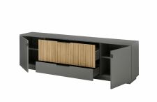 Nábytek do obývacího pokoje FELINO at_ sideboard 40 20 49-A-2_ rozměry š/v/h_ 224/85/45 cm_ otevřený_ obr. 9 Nábytek do obývacího pokoje FELINO at_ sideboard 40 20 49-A-2_ rozměry š/v/h_ 224/85/45 cm_ otevřený_ obr. 9
