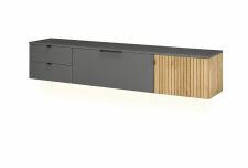 Nábytek do obývacího pokoje FELINO at_ závěsný lowboard 40 20 20-2_ rozměry š/v/h_ 206/40/42 cm_ obr. 5 Nábytek do obývacího pokoje FELINO at_ závěsný lowboard 40 20 20-2_ rozměry š/v/h_ 206/40/42 cm_ obr. 5