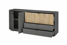 Nábytek do obývacího pokoje FELINO at_ sideboard 40 20 49-2_ rozměry š/v/h_ 192/85/45 cm_ otevřený_ obr. 9 Nábytek do obývacího pokoje FELINO at_ sideboard 40 20 49-2_ rozměry š/v/h_ 192/85/45 cm_ otevřený_ obr. 9