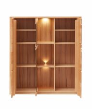 Nábytek do obývacího pokoje NATURA_ highboard 12 18 FF 22_ rozměry š/v/h_ 127/137/40 cm_ otevřený_ obr.16 Nábytek do obývacího pokoje NATURA_ highboard 12 18 FF 22_ rozměry š/v/h_ 127/137/40 cm_ otevřený_ obr.16