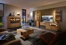 Obývací a jídelní nábytek LAUSANNE_sestava 45 65 HH 91 + highboard 22 + konferenční stůl 20 65 HH 02_noční pohled_obr. 4 Obývací a jídelní nábytek LAUSANNE_sestava 45 65 HH 91 + highboard 22 + konferenční stůl 20 65 HH 02_noční pohled_obr. 4
