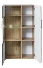 Vitrina SABRINA 10 J8 2S 06_ čelní pohled_ otevřená_ obr. 14 Vitrina SABRINA 10 J8 2S 06_ čelní pohled_ otevřená_ obr. 14