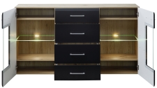 Sideboard SABRINA 10 J8 2S 21_ čelní pohled_ otevřený_ obr. 18 Sideboard SABRINA 10 J8 2S 21_ čelní pohled_ otevřený_ obr. 18