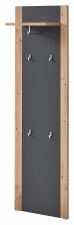 Předsíňový nábytek PASQUALE_ závěsný šatní panel 30 H5 HG 41_ rozměry š/v/h_ 48/170/30 cm_ šikmý pohled_ obr. 9 Předsíňový nábytek PASQUALE_ závěsný šatní panel 30 H5 HG 41_ rozměry š/v/h_ 48/170/30 cm_ šikmý pohled_ obr. 9
