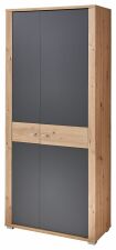 Předsíňový nábytek PASQUALE_ botník 30 H5 HG 04_ rozměry š/v/h_ 86/193/38 cm_ šikmý pohled_ obr. 11 Předsíňový nábytek PASQUALE_ botník 30 H5 HG 04_ rozměry š/v/h_ 86/193/38 cm_ šikmý pohled_ obr. 11