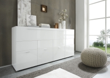 Obývací nábytek QUATTRO_sideboard 209042-08_bílý lak - pravý vysoký lesk Obývací nábytek QUATTRO_sideboard 209042-08_bílý lak - pravý vysoký lesk