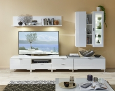 Obývací sestava QUICK 19 01 WW 82 + 4x sada nožiček 99 03 00 98 + sada LED osvětlení 99 02 00 99_čelní pohled_obr. 9 Obývací sestava QUICK 19 01 WW 82 + 4x sada nožiček 99 03 00 98 + sada LED osvětlení 99 02 00 99_čelní pohled_obr. 9