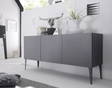 Sideboard (komoda) REX_anthrazit_3 dvířka Sideboard (komoda) REX_anthrazit_3 dvířka