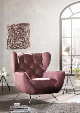 Sedací souprava SUSSEX_ křeslo "ušák"_ v látce Velvet purple_ obr. 34 Sedací souprava SUSSEX_ křeslo "ušák"_ v látce Velvet purple_ obr. 34