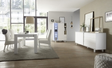 Obývací a jídelní nábytek TORINO_multikomoda_sideboard_jídelní stůl s lemem 180 cm, umělohmotné nohy_obr. 5 Obývací a jídelní nábytek TORINO_multikomoda_sideboard_jídelní stůl s lemem 180 cm, umělohmotné nohy_obr. 5