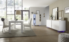 Obývací a jídelní nábytek TORINO_multikomoda_sideboard_jídelní stůl 180 cm s lemem, nohy z akrylového skla_obr. 6 Obývací a jídelní nábytek TORINO_multikomoda_sideboard_jídelní stůl 180 cm s lemem, nohy z akrylového skla_obr. 6
